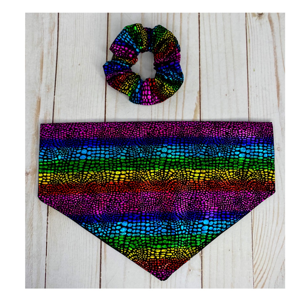 Dog Bandana & Scrunchie set